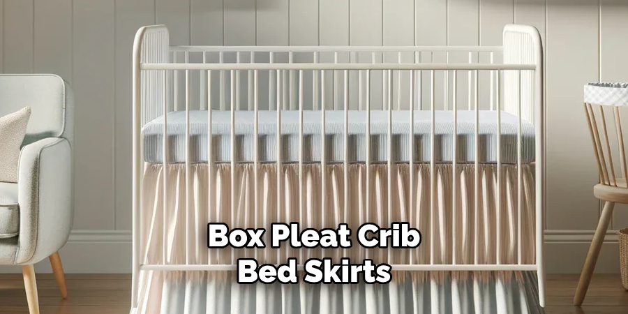 Box Pleat Crib Bed Skirts 