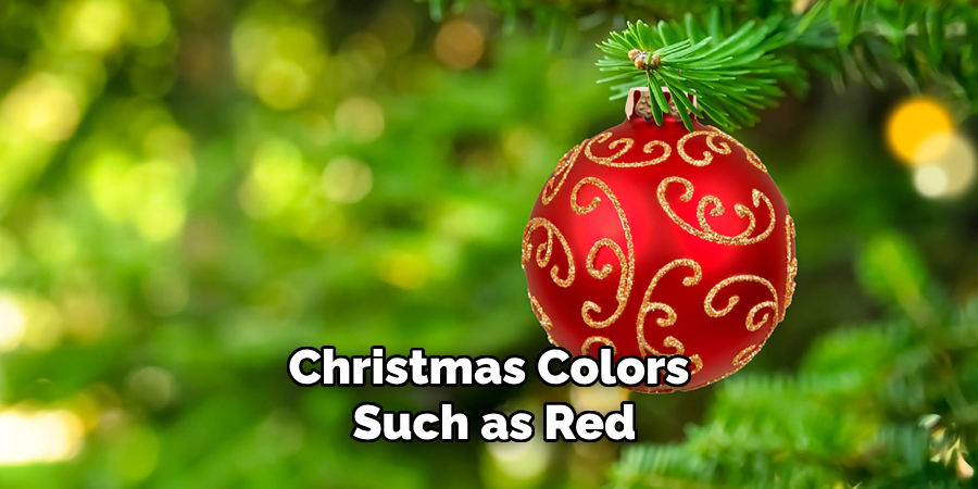 Christmas Colors Such as Red