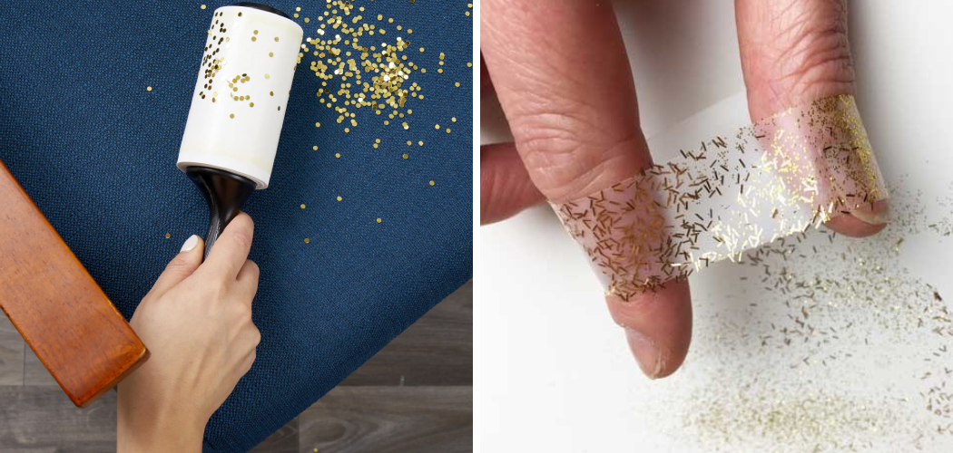 How to Get Glitter Off Couch