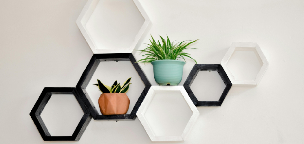 How to Hang Hexagon Shelves