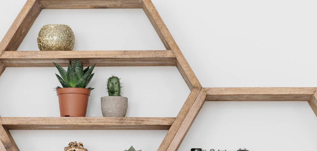 How to Style Hexagon Shelves