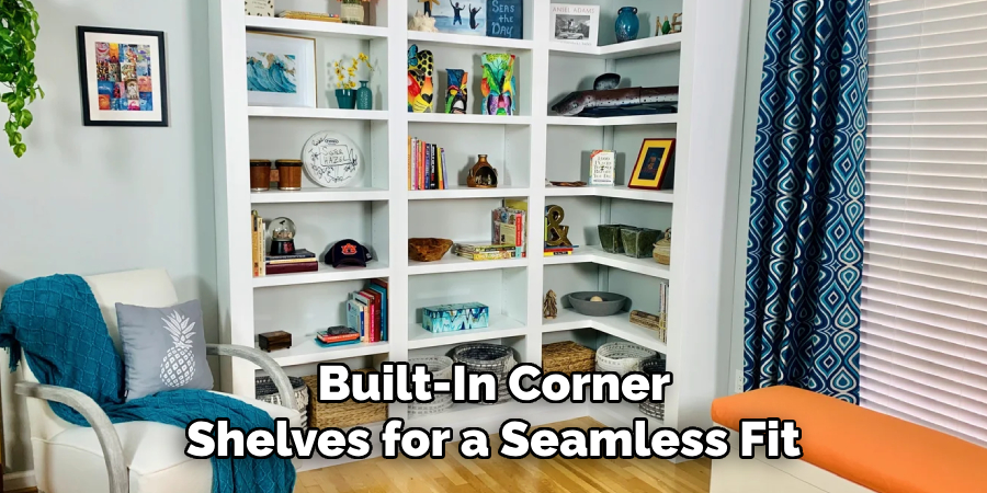 Built-In Corner Shelves for a Seamless Fit