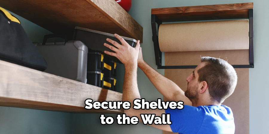 Secure Shelves to the Wall