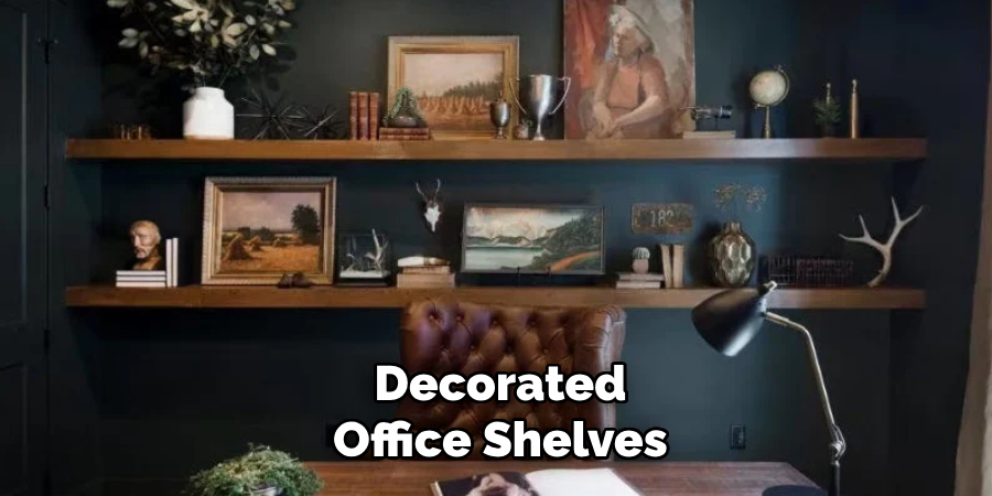 Decorate Office Shelves