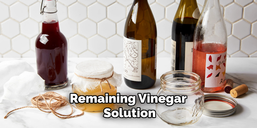 Remaining Vinegar Solution