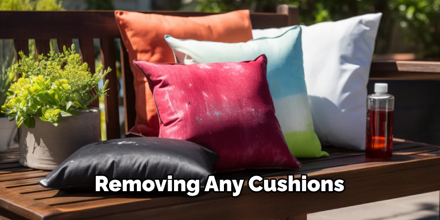 Removing Any Cushions