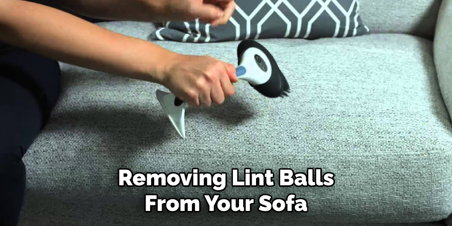 Removing Lint Balls
From Your Sofa.