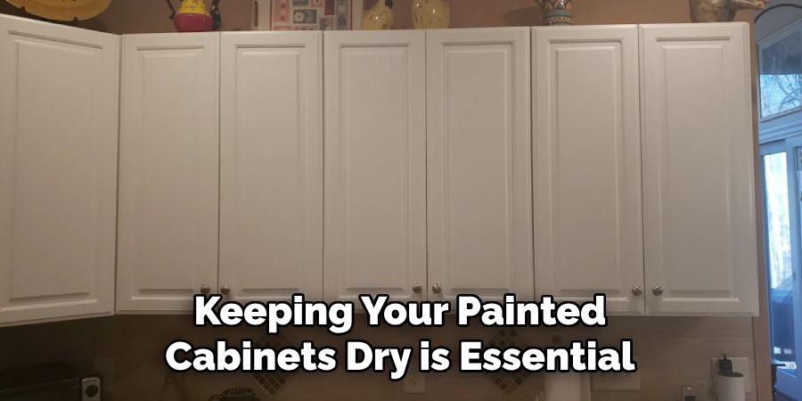Keeping Your Painted Cabinets Dry is Essential