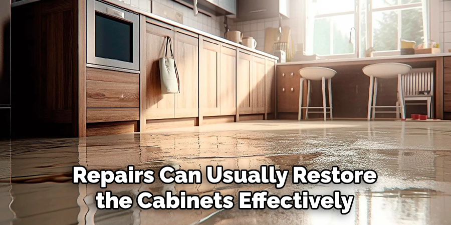 Repairs Can Usually Restore the Cabinets Effectively