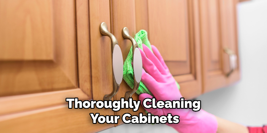 Thoroughly Cleaning Your Cabinets