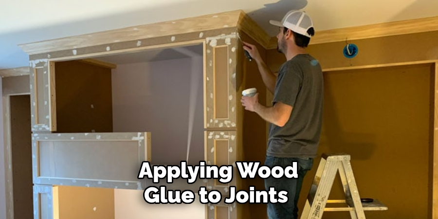Applying Wood Glue to Joints