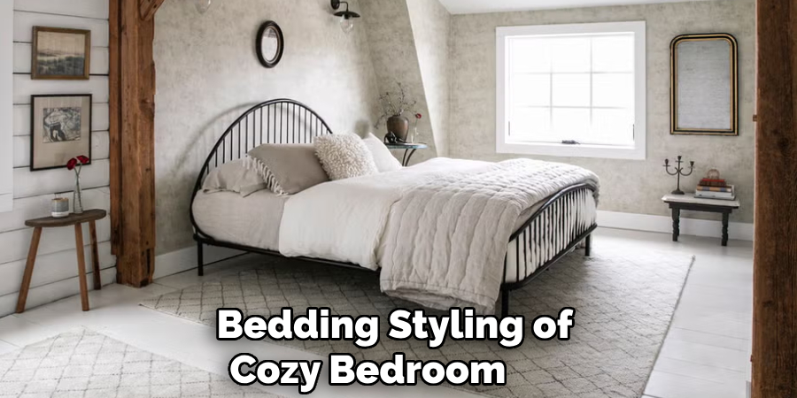 Bedding Styling of 
Cozy Bedroom       