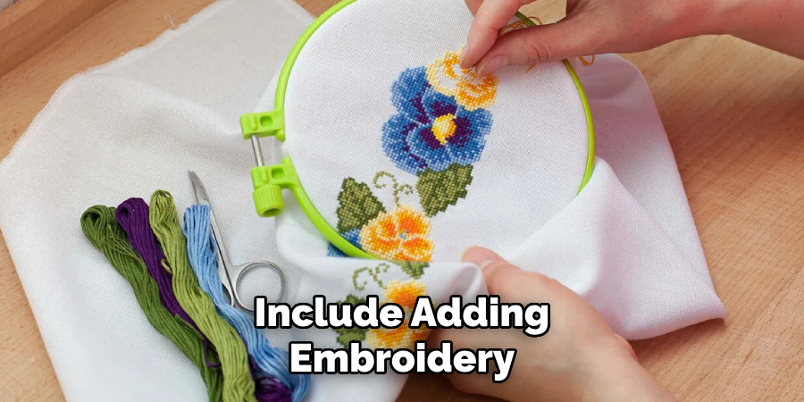 Include Adding Embroidery