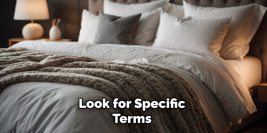 Look for Specific Terms