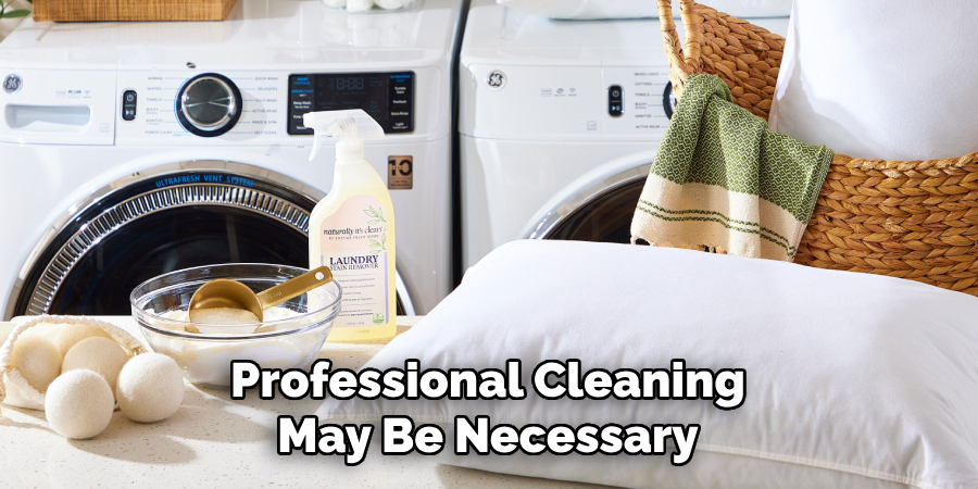Professional Cleaning May Be Necessary