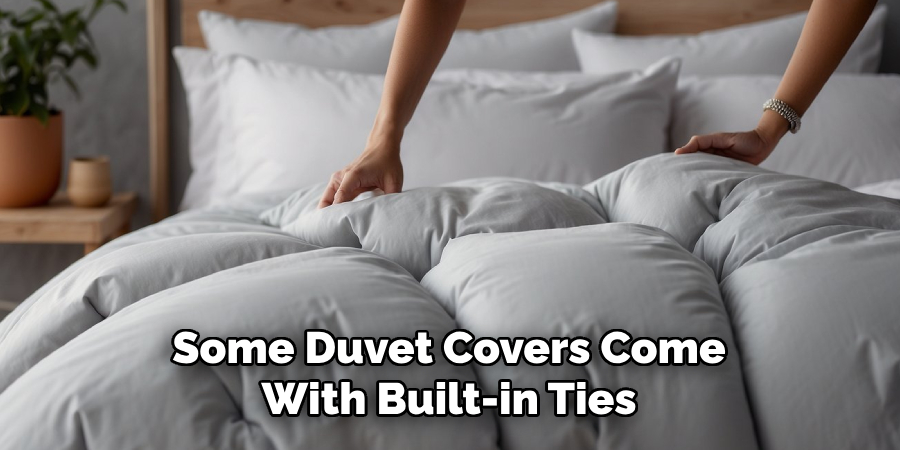 Some Duvet Covers Come With Built-in Ties