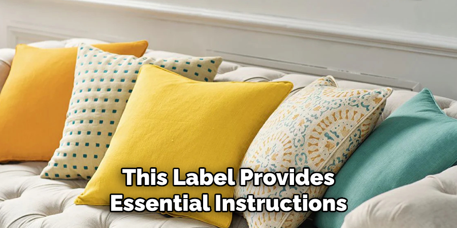 This Label Provides Essential Instructions
