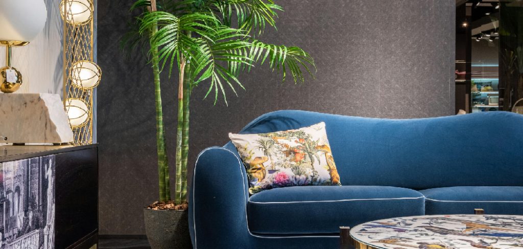 How to Decorate with a Blue Sofa