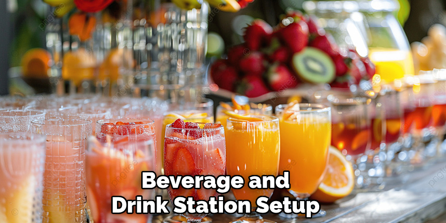 Beverage and 
Drink Station Setup 