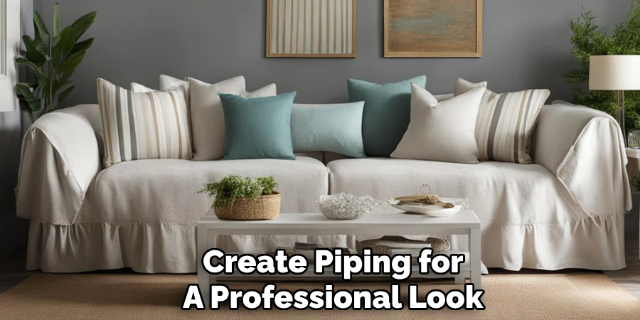 Create Piping for
A Professional Look