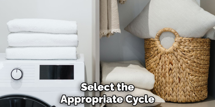 Select the
Appropriate Cycle