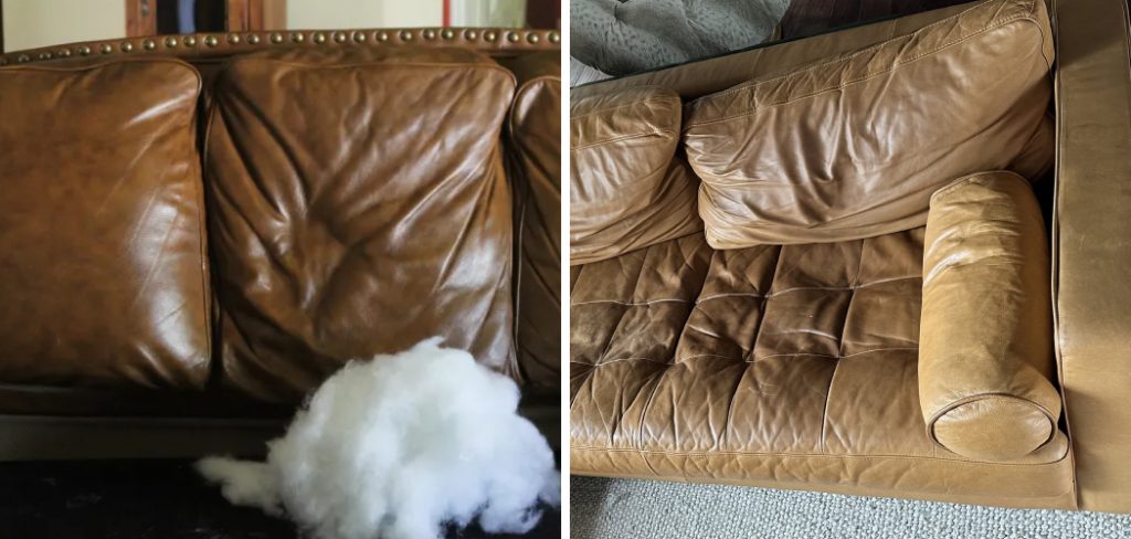 How to Restuff Leather Couch Cushions