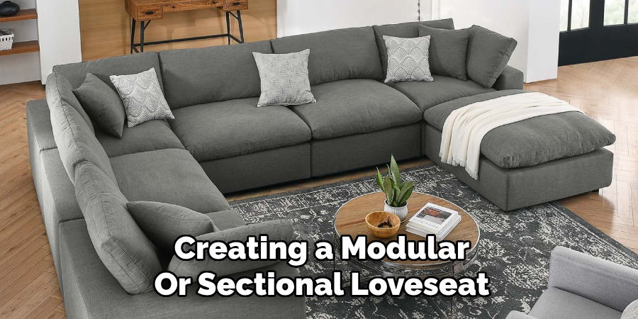 Creating a Modular
Or Sectional Loveseat