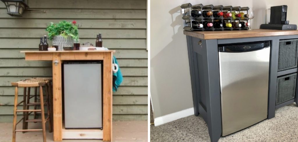 How to Build a Mini Fridge Cabinet