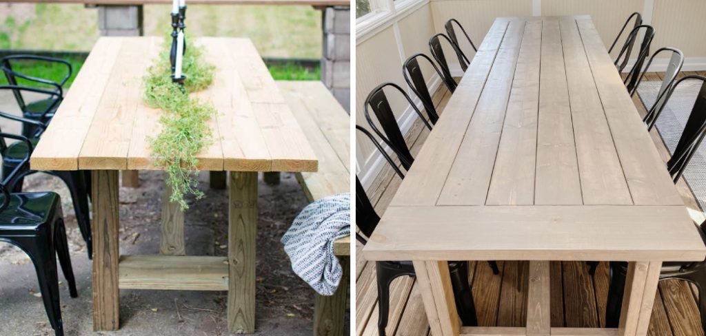 How to Make Patio Table