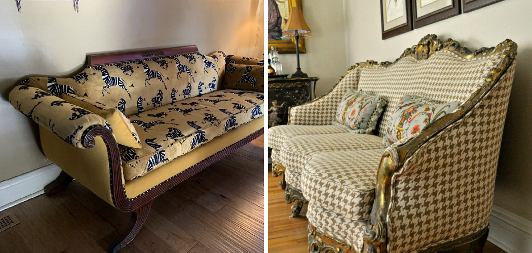 How to Reupholster Antique Sofa