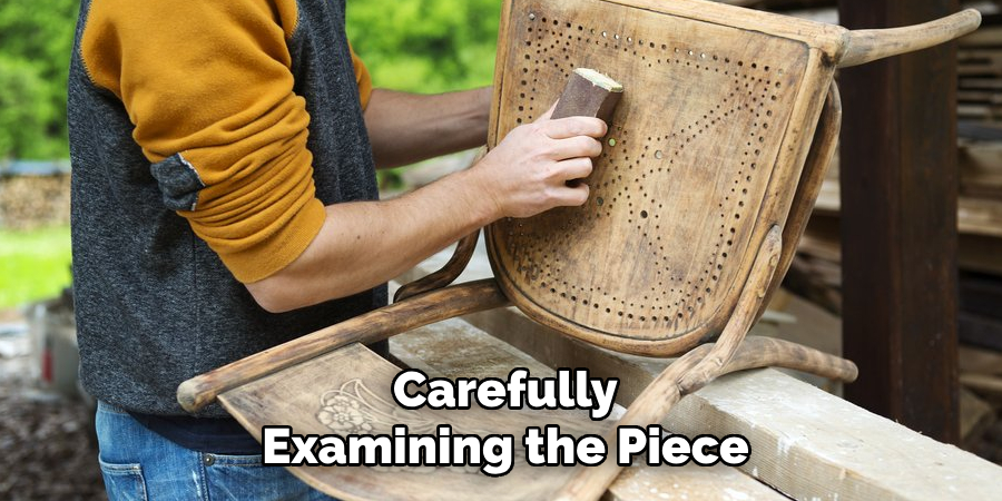 Carefully Examining the Piece