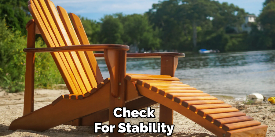 Check
For Stability