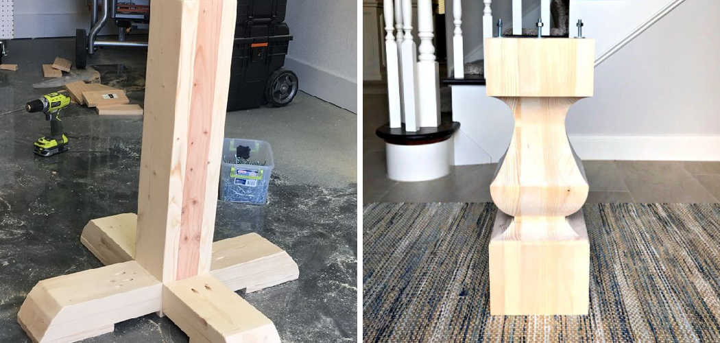 How to Build a Pedestal Table Base
