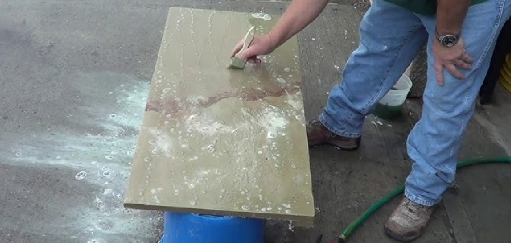 How to Clean a Concrete Table Top