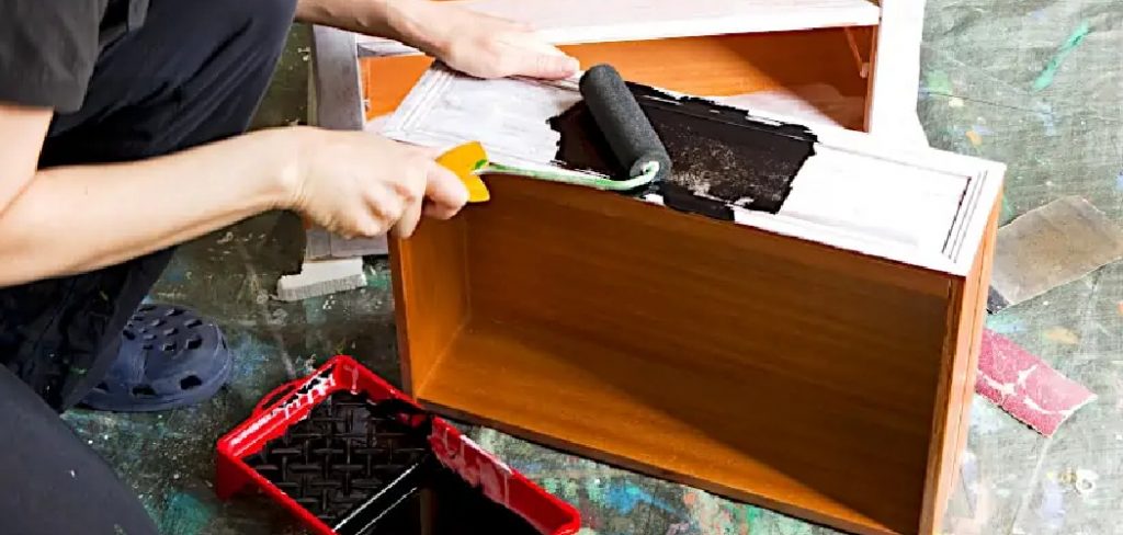 How to Paint Wood Veneer Furniture