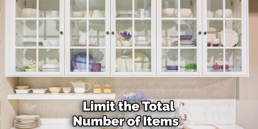 Limit the Total
Number of Items