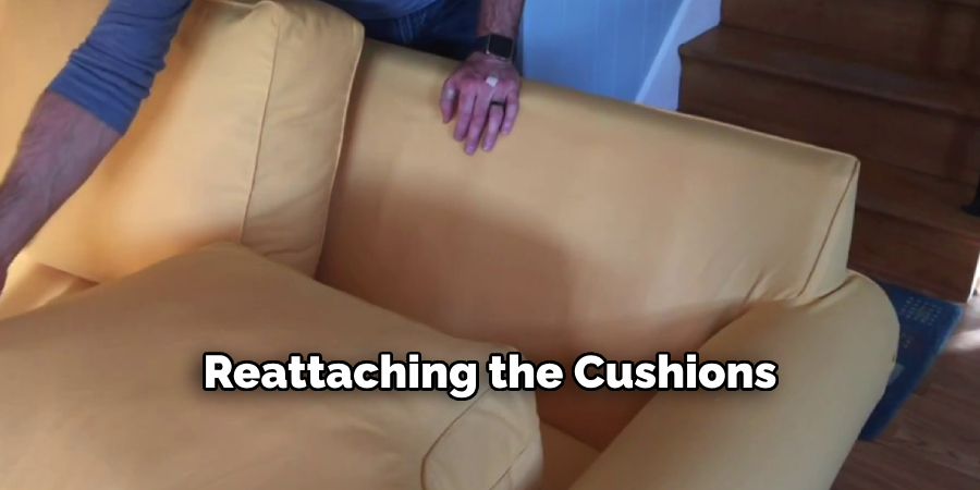 Reattaching the Cushions