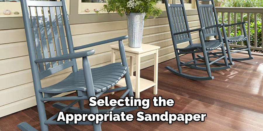 Selecting the Appropriate Sandpaper