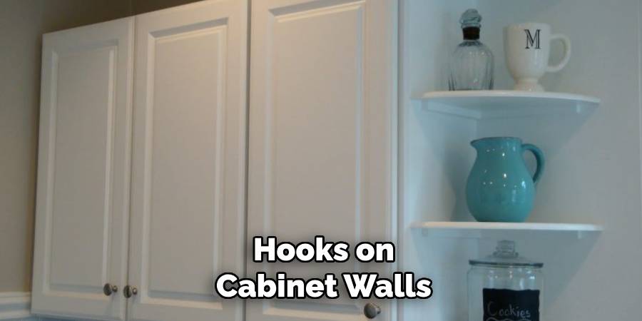 Hooks on Cabinet Walls