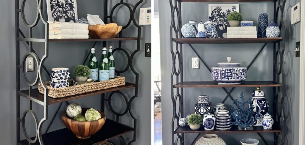 How to Decorate a Bakers Rack