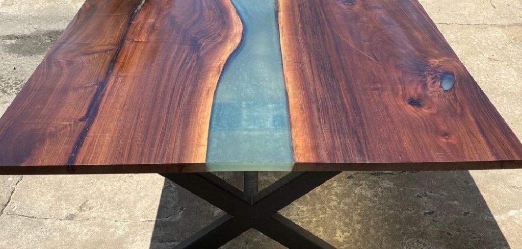 How to Epoxy Live Edge Table