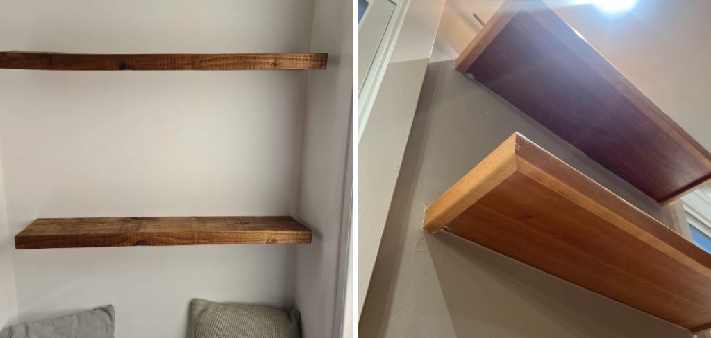 How to Remove Floating Shelves