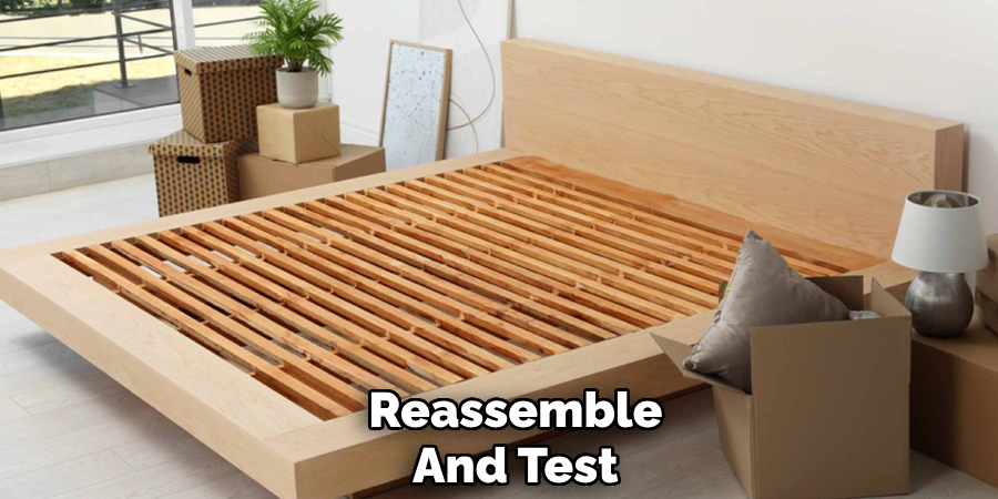 Reassemble
And Test