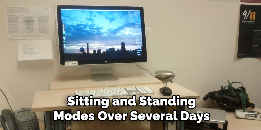 Sitting and Standing Modes Over Several Days