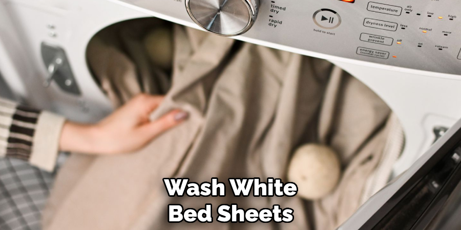 Wash White Bed Sheets