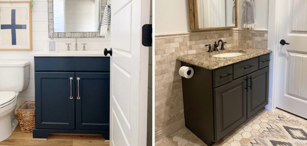 How to Paint a Bathroom Cabinet