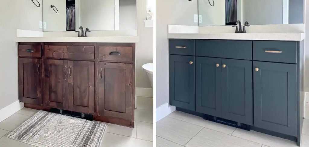 How to Reface Bathroom Cabinets