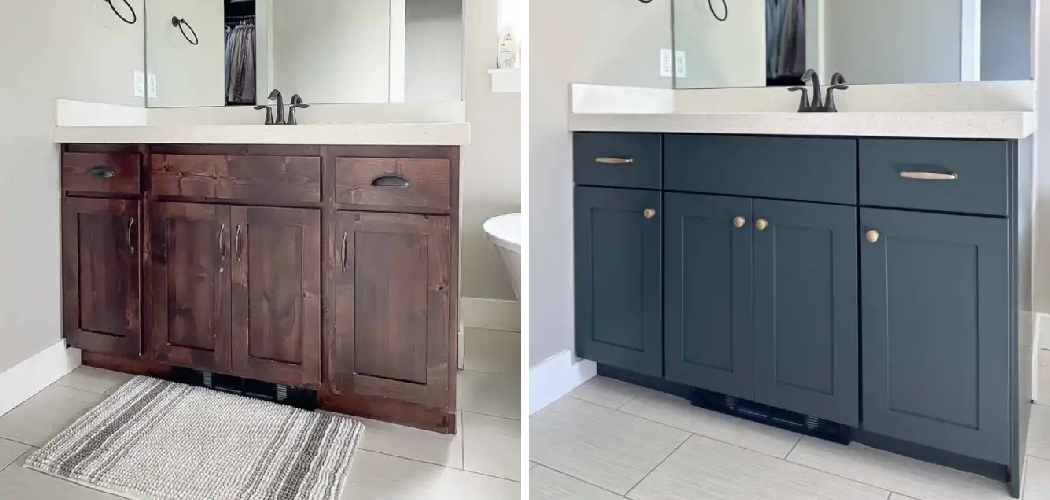 How to Reface Bathroom Cabinets
