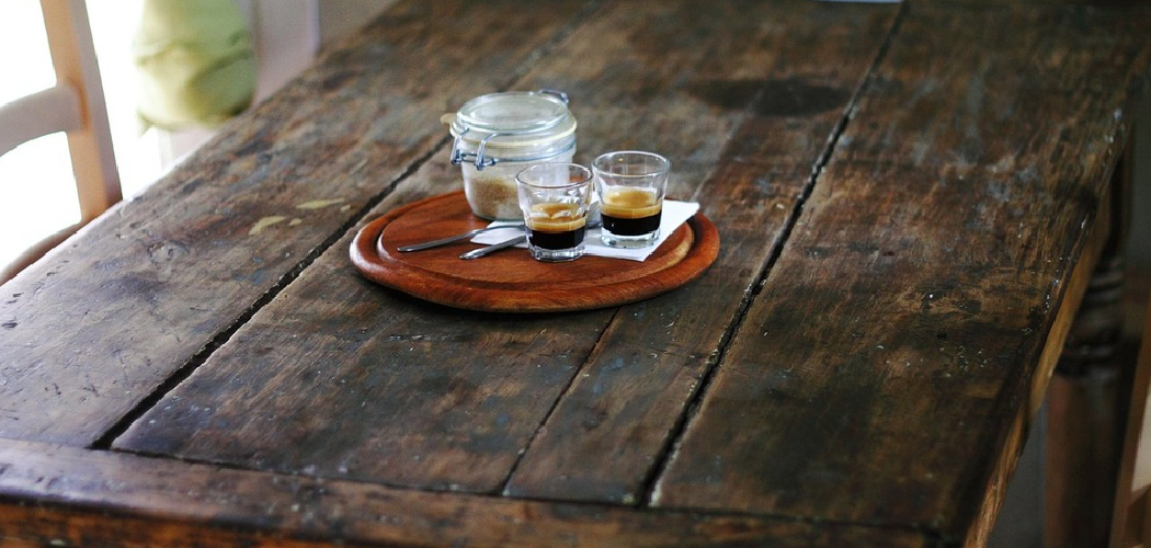 How to Refinish Wood Coffee Table 