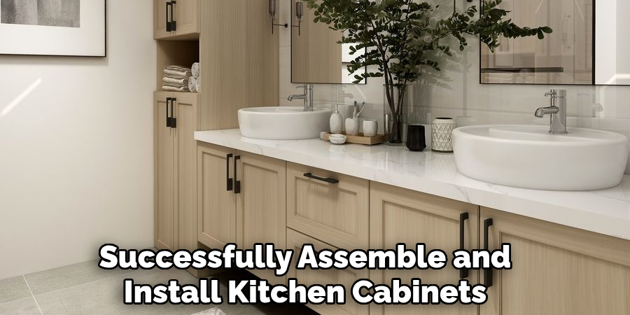 Successfully Assemble and
Install Kitchen Cabinets